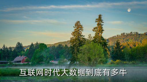 互聯(lián)網(wǎng)時(shí)代大數(shù)據(jù)到底有多牛