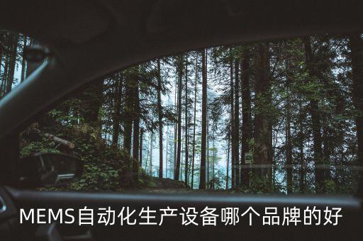 MEMS自動(dòng)化生產(chǎn)設(shè)備哪個(gè)品牌的好