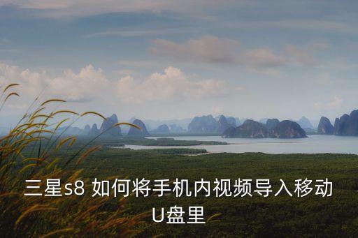 三星s8 如何將手機(jī)內(nèi)視頻導(dǎo)入移動U盤里
