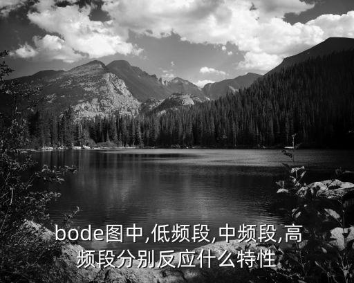  bode圖中,低頻段,中頻段,高頻段分別反應(yīng)什么特性