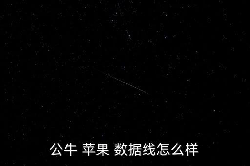 公牛 蘋(píng)果 數(shù)據(jù)線怎么樣