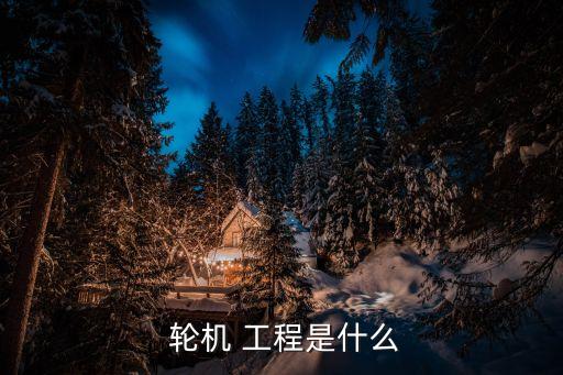  輪機 工程是什么