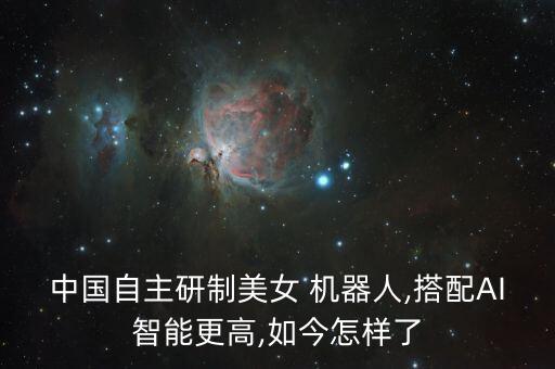 中國(guó)自主研制美女 機(jī)器人,搭配AI智能更高,如今怎樣了