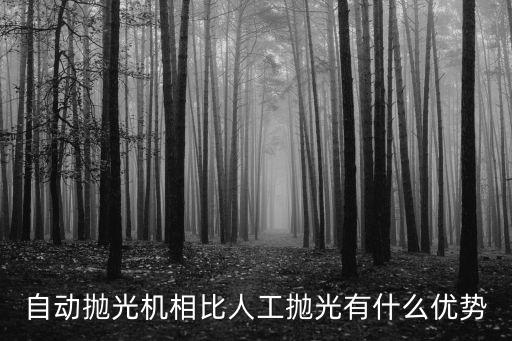 自動(dòng)拋光機(jī)相比人工拋光有什么優(yōu)勢(shì)