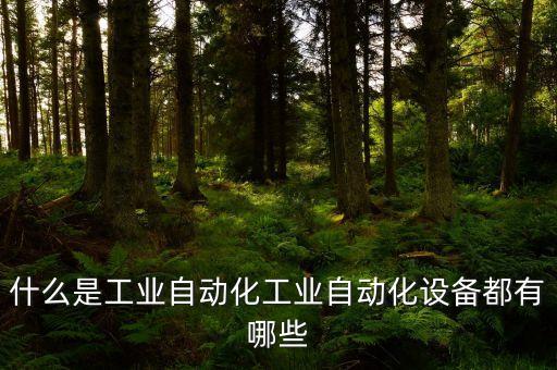 什么是工業(yè)自動(dòng)化工業(yè)自動(dòng)化設(shè)備都有哪些