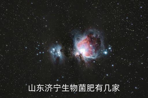 山東濟(jì)寧生物菌肥有幾家