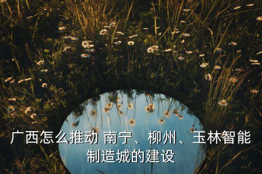 廣西怎么推動(dòng) 南寧、柳州、玉林智能制造城的建設(shè)