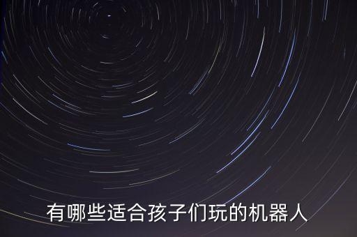 有哪些適合孩子們玩的機(jī)器人