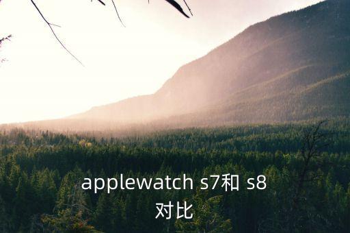 applewatch s7和 s8對(duì)比