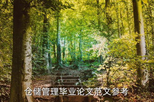 倉(cāng)儲(chǔ)管理畢業(yè)論文范文參考