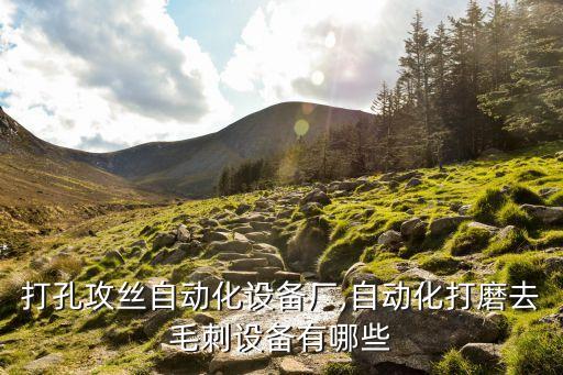 北侖打孔攻絲自動化設(shè)備廠,自動化打磨去毛刺設(shè)備有哪些?