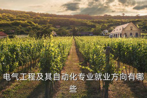 電氣工程及其自動(dòng)化專業(yè)就業(yè)方向有哪些