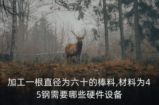 加工一根直徑為六十的棒料,材料為45鋼需要哪些硬件設備