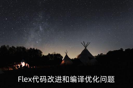 Flex代碼改進(jìn)和編譯優(yōu)化問題