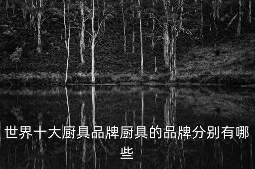 世界十大廚具品牌廚具的品牌分別有哪些