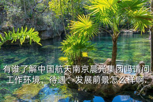 有誰(shuí)了解中國(guó)航天南京晨光集團(tuán)嗎請(qǐng)問工作環(huán)境、待遇、發(fā)展前景怎么樣啊...