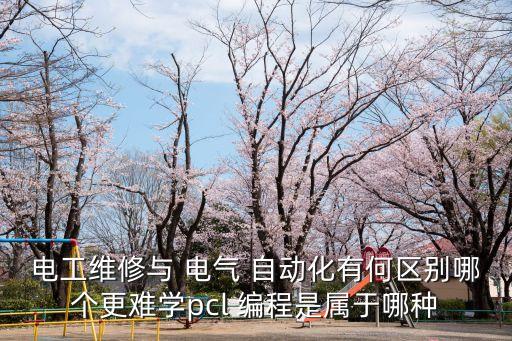 電氣自動化 會編程