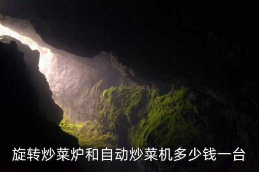 旋轉(zhuǎn)炒菜爐和自動炒菜機多少錢一臺