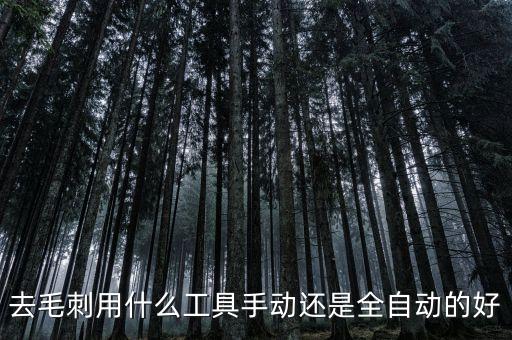 去毛刺用什么工具手動還是全自動的好