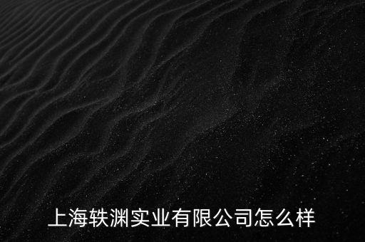 上海軼淵實業(yè)有限公司怎么樣