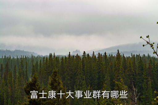 富士康十大事業(yè)群有哪些