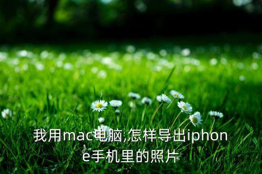 我用mac電腦,怎樣導出iphone手機里的照片