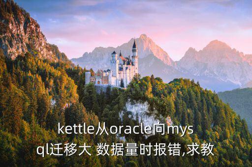 kettle從oracle向mysql遷移大 數(shù)據(jù)量時(shí)報(bào)錯(cuò),求教