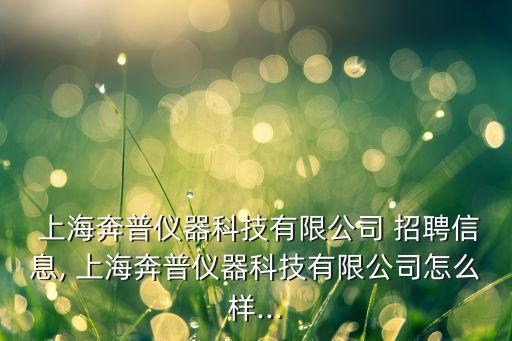 上海恩施自動化設備廠招聘