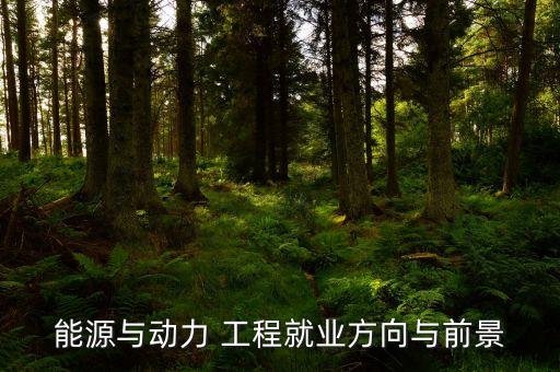 能源與動力 工程就業(yè)方向與前景