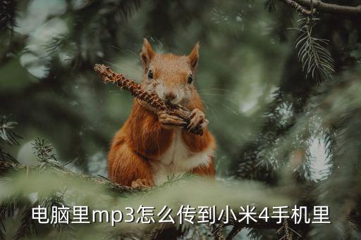電腦里mp3怎么傳到小米4手機(jī)里