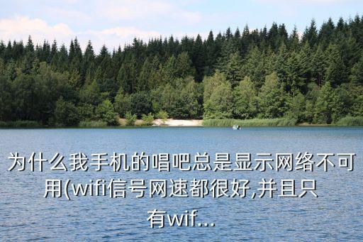 為什么我手機的唱吧總是顯示網(wǎng)絡(luò)不可用(wifi信號網(wǎng)速都很好,并且只有wif...