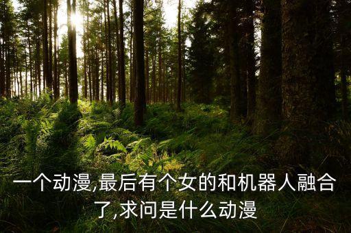 一個(gè)動(dòng)漫,最后有個(gè)女的和機(jī)器人融合了,求問(wèn)是什么動(dòng)漫