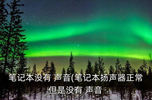筆記本電腦沒聲音一鍵恢復,戴爾筆記本電腦沒聲音一鍵恢復