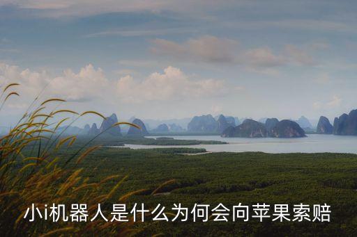 小i機器人是什么為何會向蘋果索賠