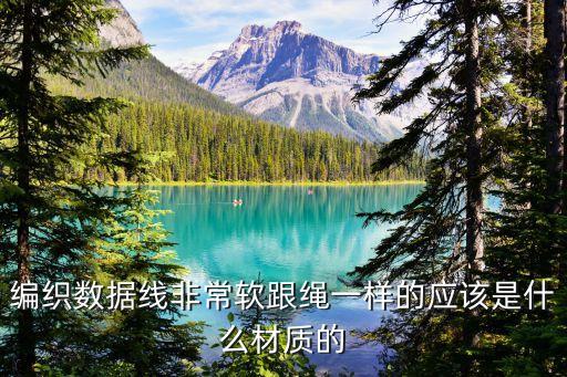 編織數(shù)據(jù)線非常軟跟繩一樣的應(yīng)該是什么材質(zhì)的