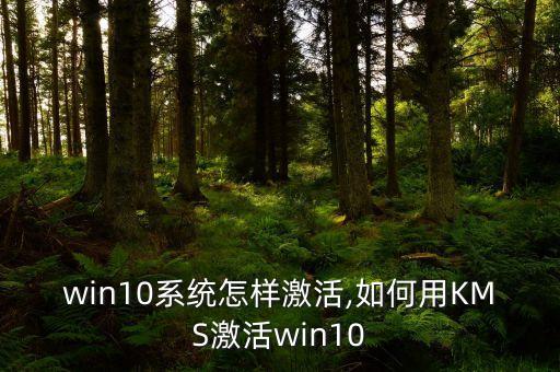 系統(tǒng)激活工具,win10激活工具怎么用?