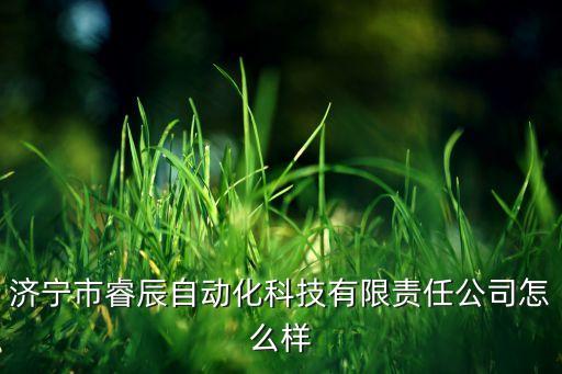濟(jì)寧市睿辰自動(dòng)化科技有限責(zé)任公司怎么樣