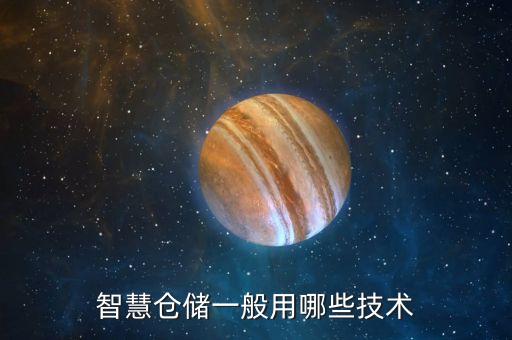 智慧倉儲一般用哪些技術(shù)