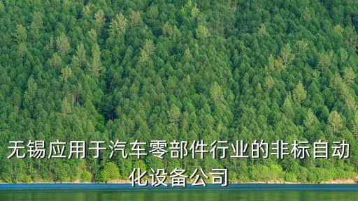 無錫應(yīng)用于汽車零部件行業(yè)的非標(biāo)自動化設(shè)備公司
