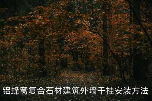 鋁蜂窩復(fù)合石材建筑外墻干掛安裝方法