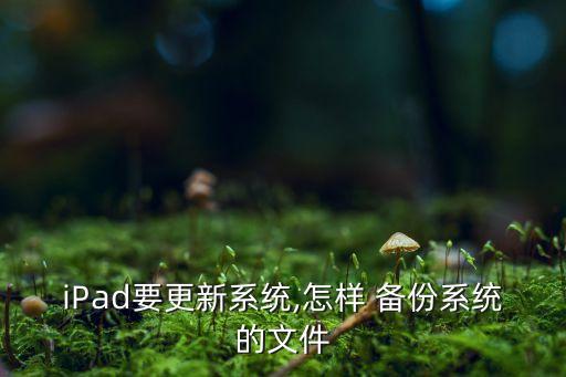 ipad怎么不開機備份數(shù)據(jù),iPad怎么備份數(shù)據(jù)