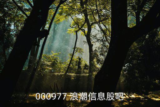 000977 浪潮信息股吧