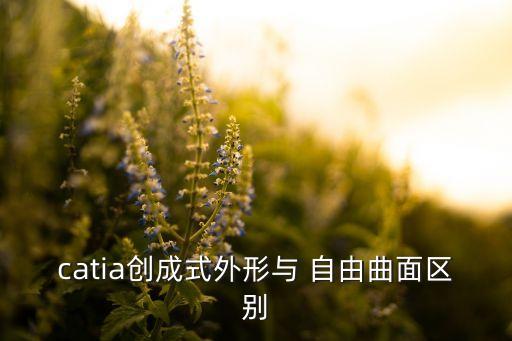 catia創(chuàng)成式外形與 自由曲面區(qū)別