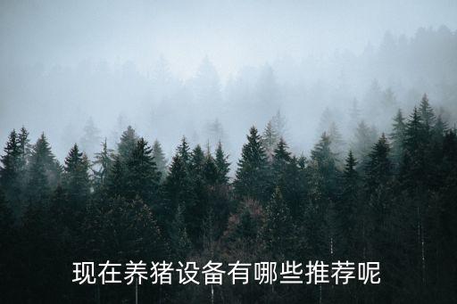 現(xiàn)在養(yǎng)豬設(shè)備有哪些推薦呢