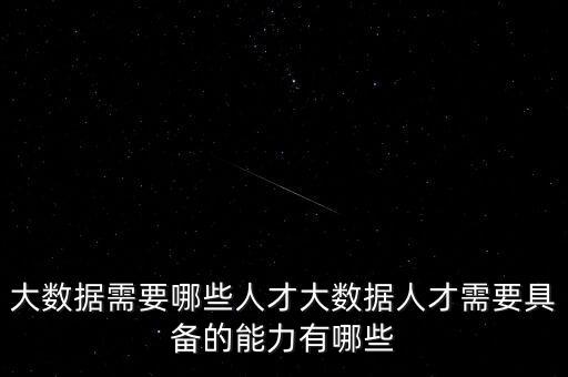 大數(shù)據(jù)需要哪些人才大數(shù)據(jù)人才需要具備的能力有哪些