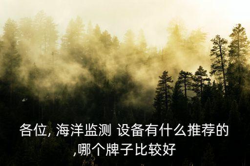 各位, 海洋監(jiān)測(cè) 設(shè)備有什么推薦的,哪個(gè)牌子比較好