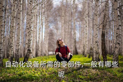 自動化設(shè)備所需的零部件,一般有哪些呢