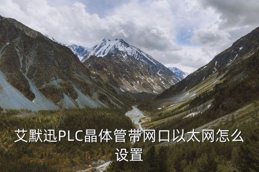 艾默迅PLC晶體管帶網(wǎng)口以太網(wǎng)怎么設(shè)置
