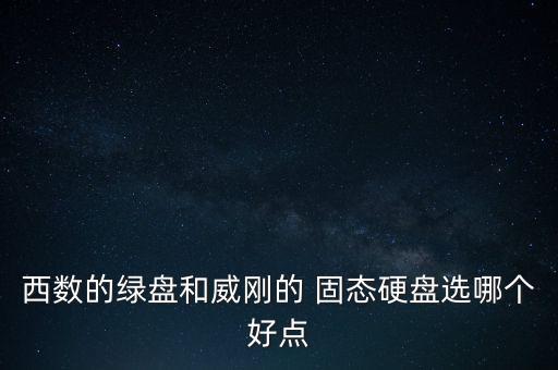 西數(shù)的綠盤和威剛的 固態(tài)硬盤選哪個好點(diǎn)