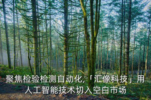 聚焦檢驗檢測自動化,「匯像科技」用人工智能技術(shù)切入空白市場